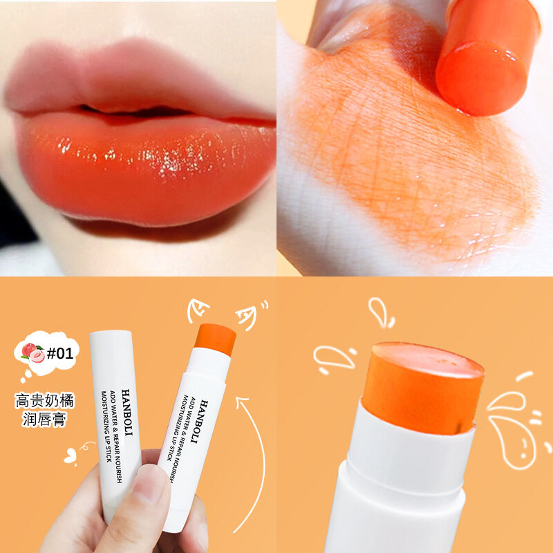 Magic Color Changing Lipstick Orange Waterproof Moisturizer Lip Balm Long Lasting Nourish Protect Lips Care Makeup Cosmetic