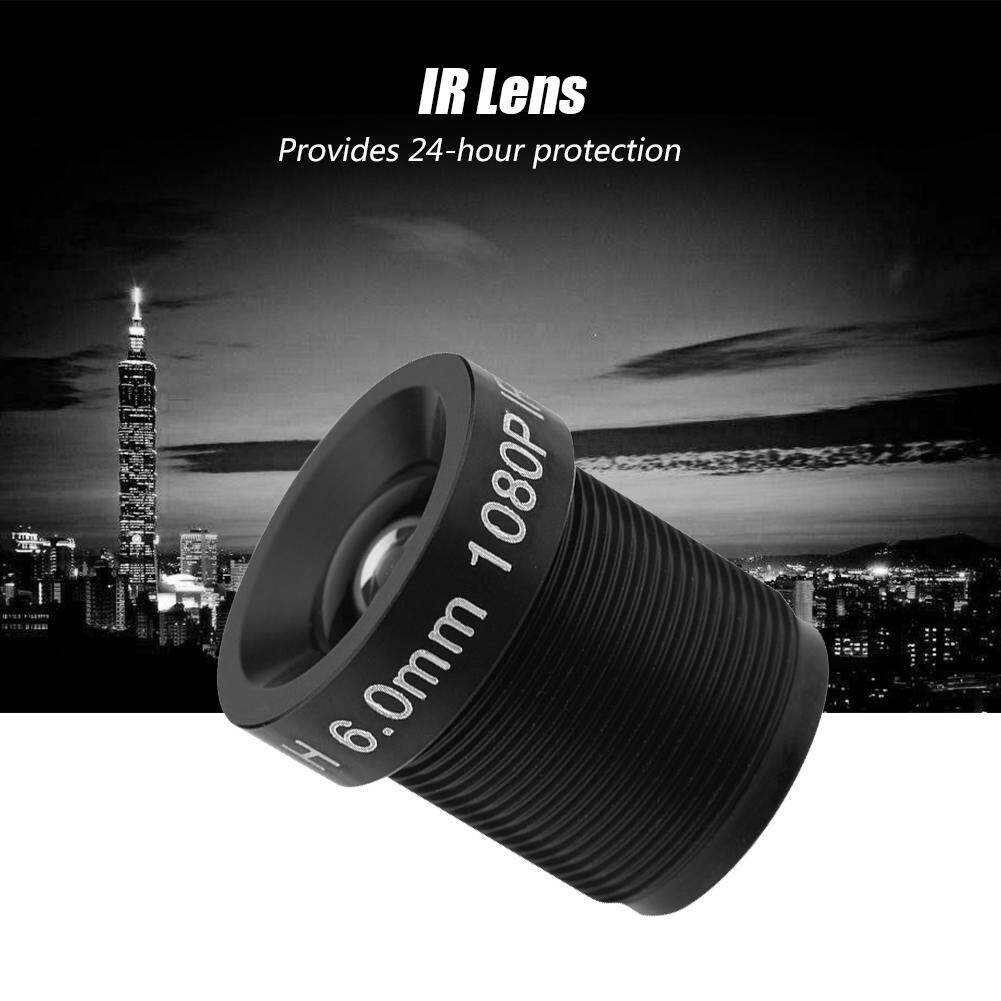 6Mm Ống Kính Máy Quay CCTV 2MP 58 ° Xem Camera An Ninh IR Ống Kính