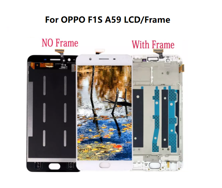 Lcd with frame for oppo f1s a59 lcd with frame display touch screen digitizer assembly replacement parts