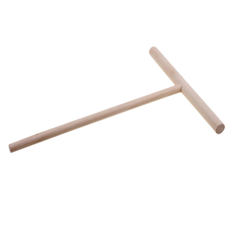 Wooden Stick Kitchen Tool DIY Pancake Shelf Spreader Stick Egg T-shaped Crepe Maker Machine