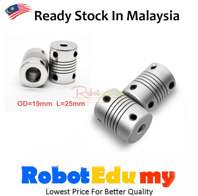 Aluminium CNC Motor Jaw Shaft Coupler Flexible Coupling Motor Shaft Coupling 3mm 4mm 5mm 6mm 8mm 10mm