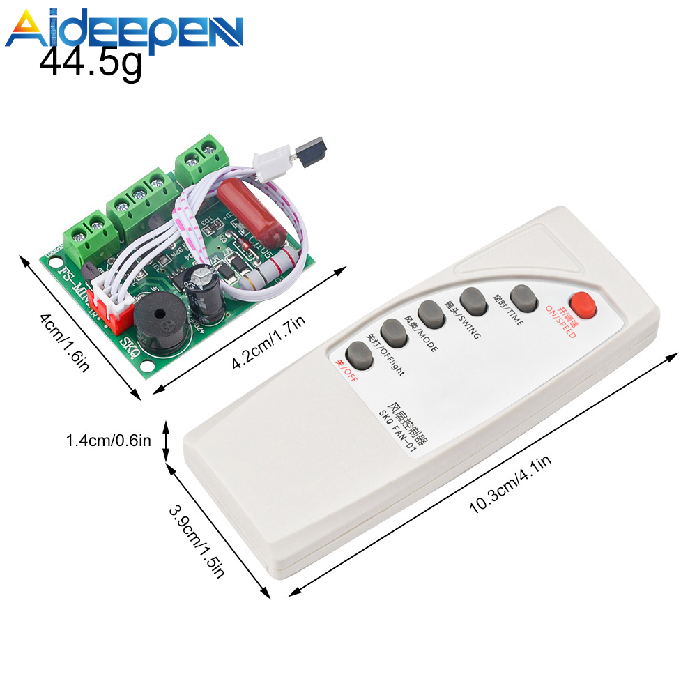 Aideepen Universal Fan Remote Control Modification Board Mini Fan Circuit Board Control Motherboard Electric Fan Control Circuit Board