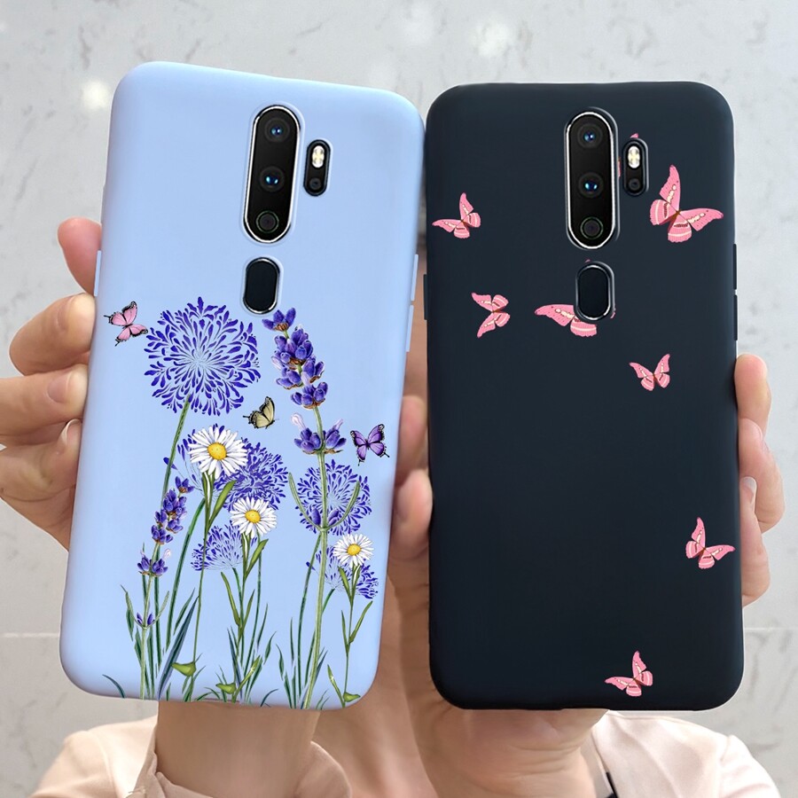 For OPPO A9 A5 2020 Case Butterfly Soft Silicone Funda For OPPO A52020 A92020 A 5 9 Protective Back Cover