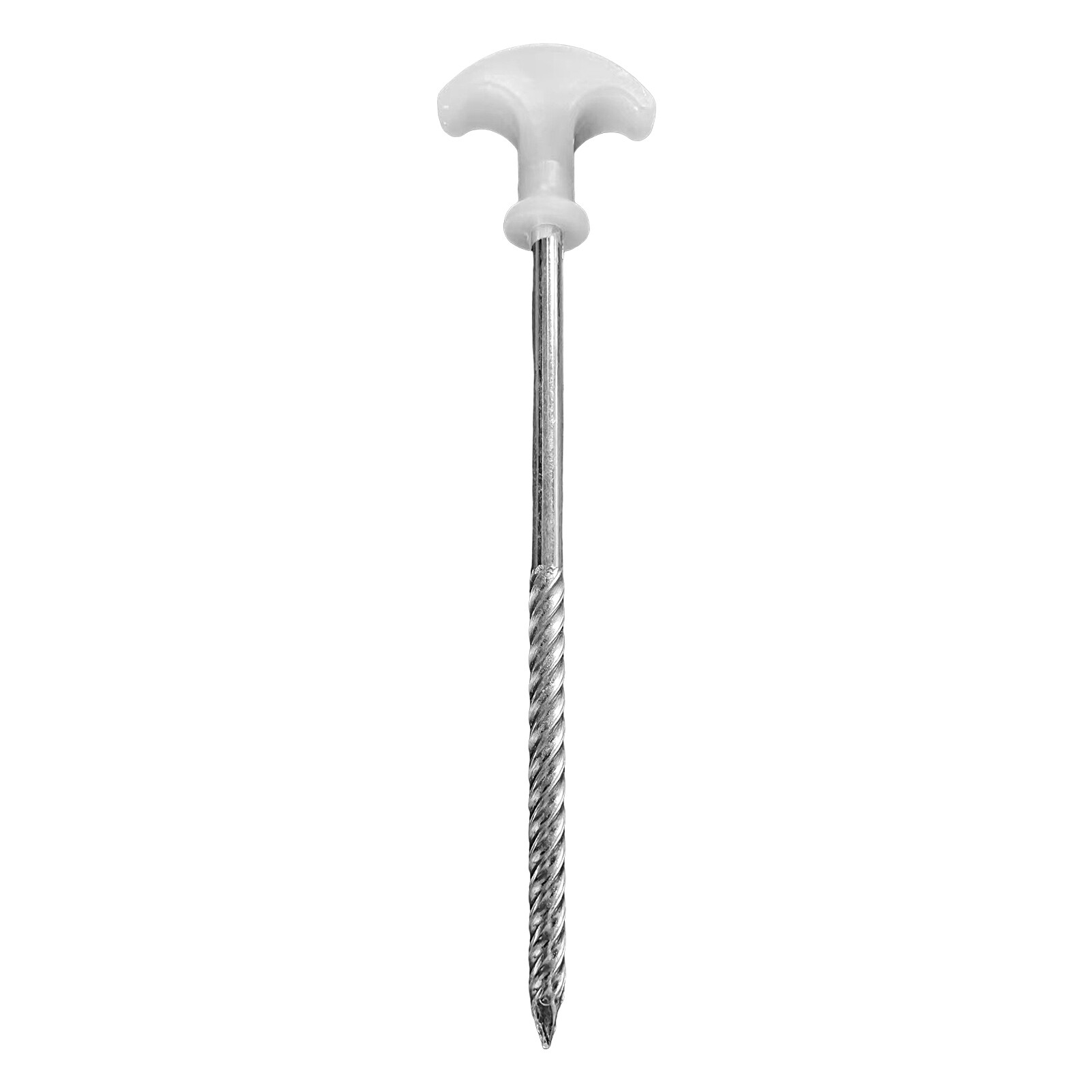 Camping Tent Stake Strong Load-bearing Thickened Windproof Galvanized Iron Impact Resistance Camping Garden Canopy Stake for Outdoor Ground Nail Strong