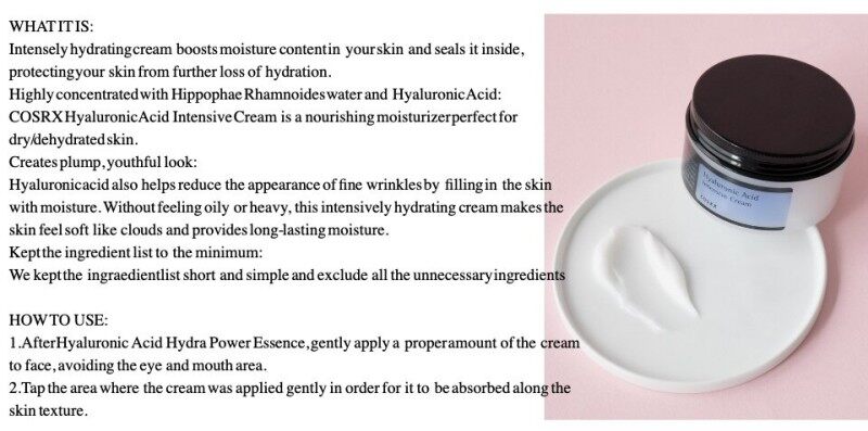 COSRX Hyaluronic Acid Intensive Cream 100ml