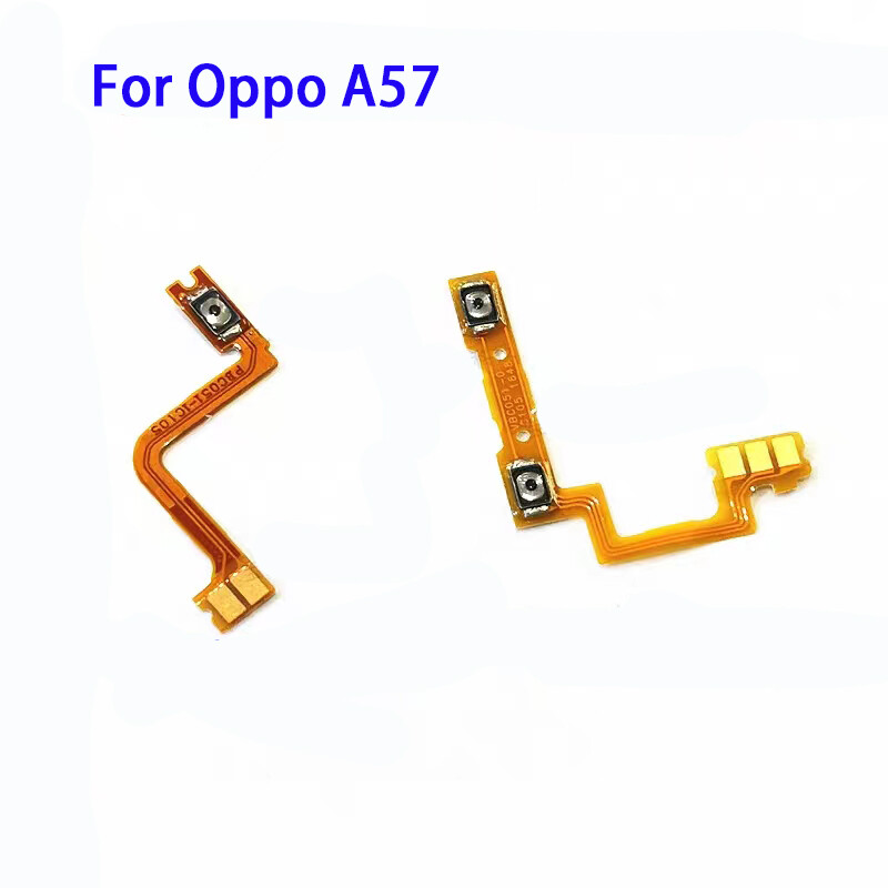 For Oppo A57 Power Volume Side Key button Flex Cable On Off Switch Flex Cable Repair Parts