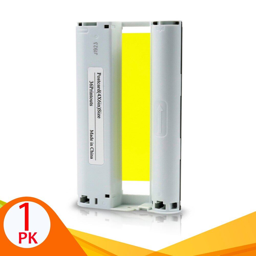 5pcs 6 inch ink cartridge kp 108in kp-36in ink cassette compatible for canon selphy cp1300 cp1200 cp910 cp900 photo printer