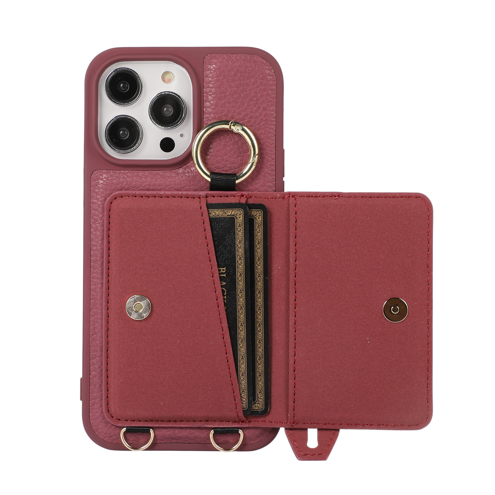 Túi đeo chéo trường hợp đối với iPhone 17 Pro Max 16 Pro 15 iPhone 14 Pro Max iPhone 13/12 Pro Max iPhone 11 16e trường hợp Ví đựng thẻ tín dụng da dây đeo cổ tay khung dây đeo chéo dây ruy băng iPhone trường hợp