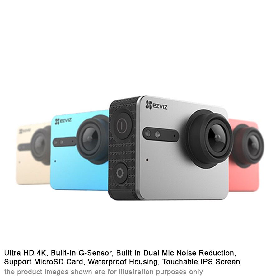 EZVIZ S5 Action + Sport 16MP 4K Pro Waterproof Camera With WiFi