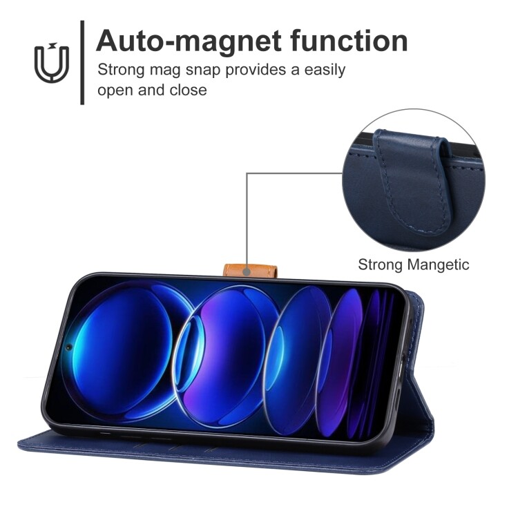 HAWEEL For Xiaomi Redmi Note 12 Leather Phone Case