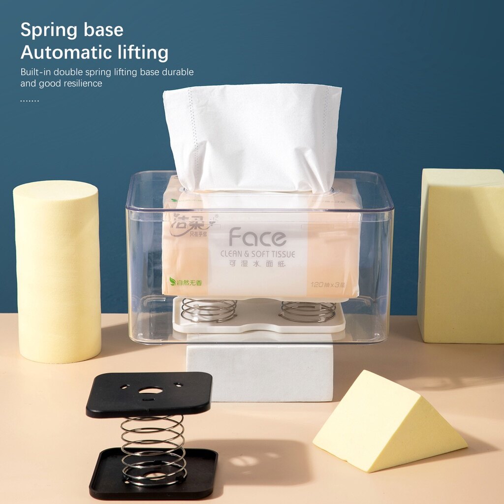 CNMF Tissue box accessories automatically raise spring support