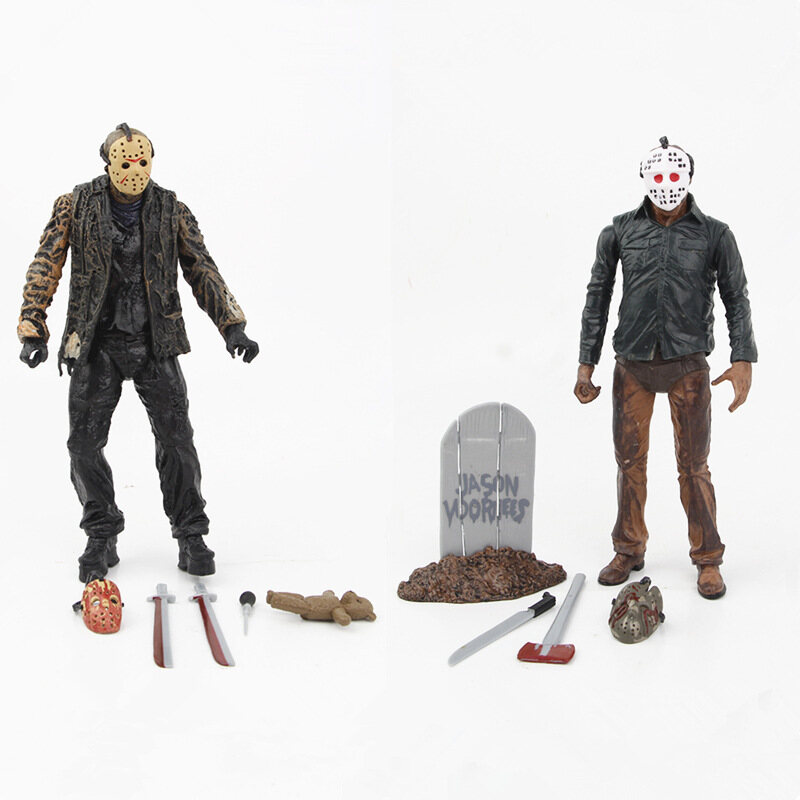 Horror Movie Character Jason Action Figure Collection Horror Toy