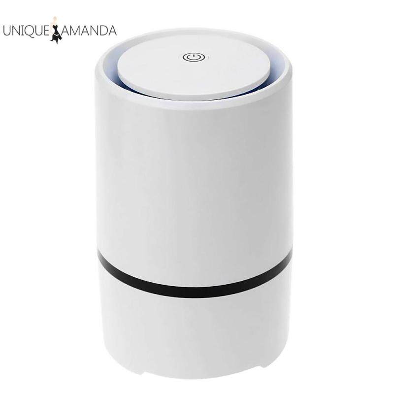 Portable Air Purifier HEPA Filter Ultra Silent Home Desktop Negative Ion Odours Fresh Cleaner Singapore