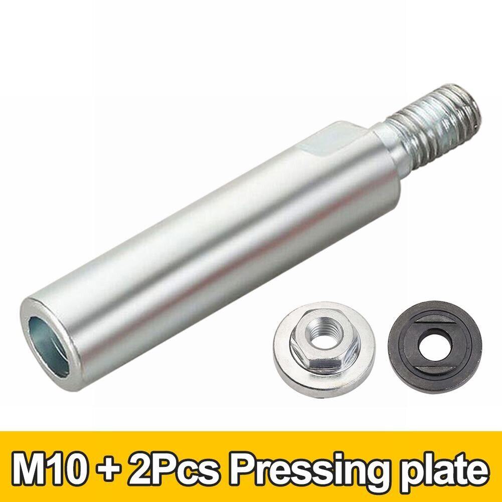 1/3 PCS Silver Angle Grinder Extension Connecting Rod M10 Thread Adapter Extension Shaft