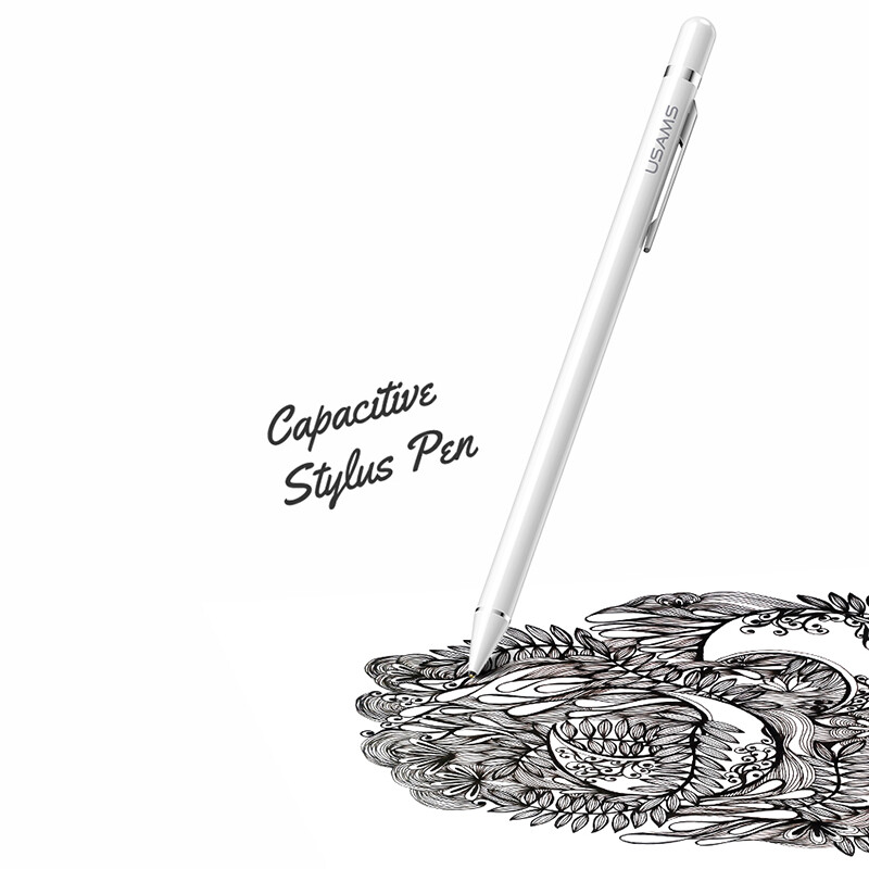USAMS Stylus Pen for Android Universal Active Touch Screen Capacitive Stylus Pen for iPad/iPhone/Windows/Android tablet/Android Phone/Samsung/Huawei/Xiaomi
