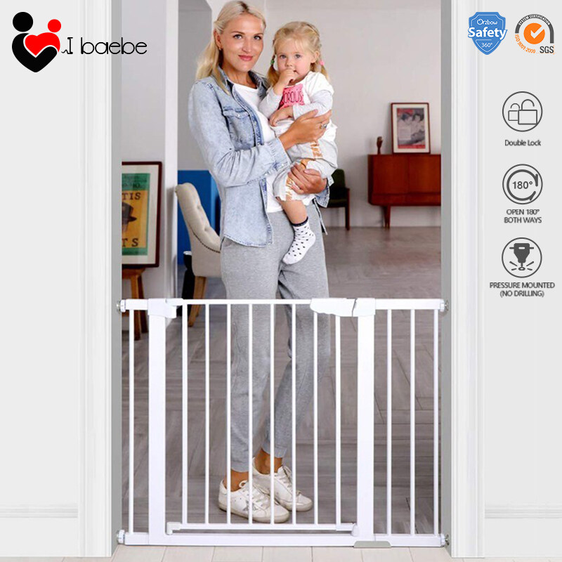 double door safety gate