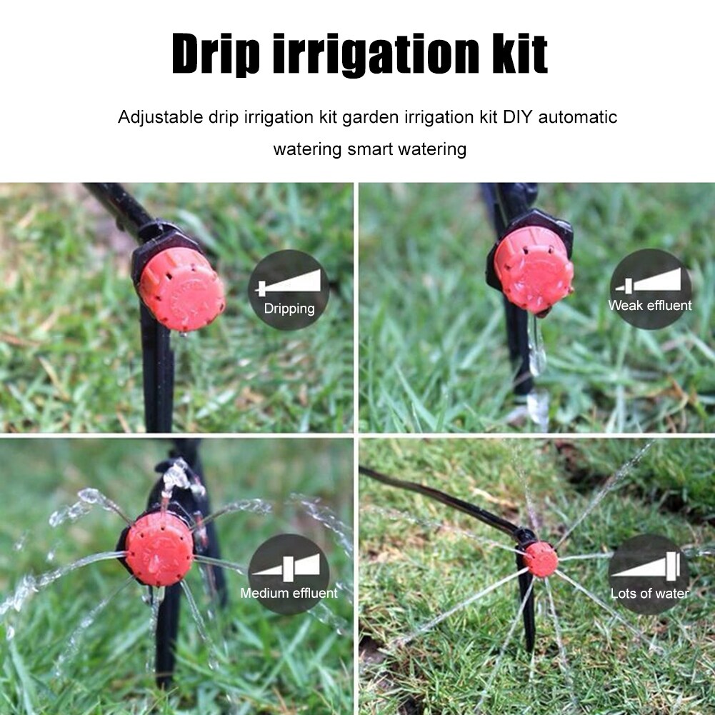 10/15/20m DIY Drip Irrigation System Automatic Watering Garden Hose Micro Drip Watering Irrigation Kits with Adjustable Drippers  ELEGANT
