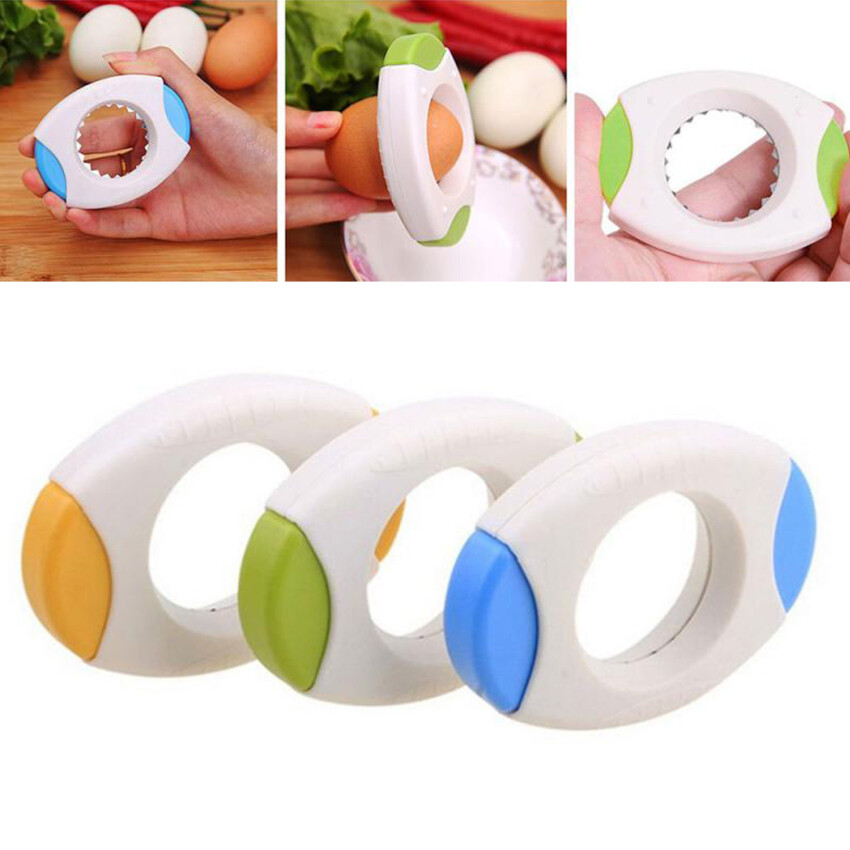 Egg Shell Opener Egg topper cutter Cute Boiled Egg Shell Topper Cutter Opener Egg Cup Tools Kitchen Essential