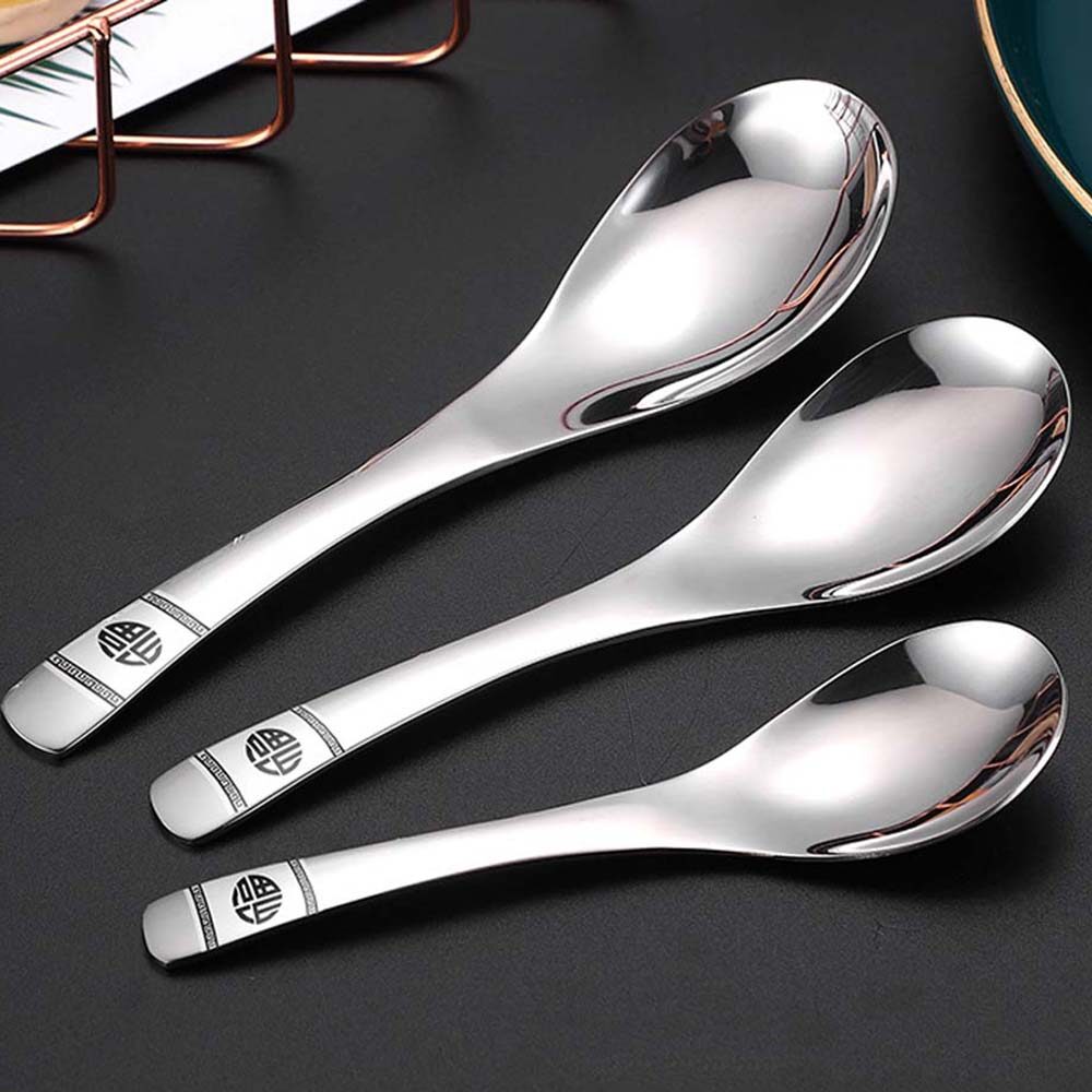 Non-Stick Tableware Kitchen accessories Stainless Steel Chinese Style Rice Scoop Rice Shovel Soup Spoon Rice Paddle