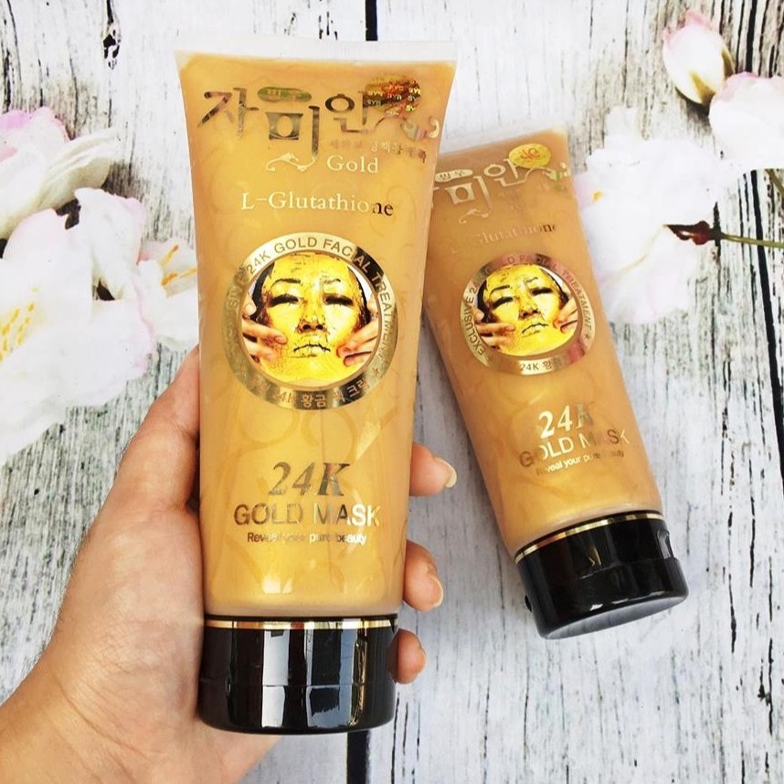 HALAL) Korea L-Glutathione Gold Mask 24k Gold Beauty Mask