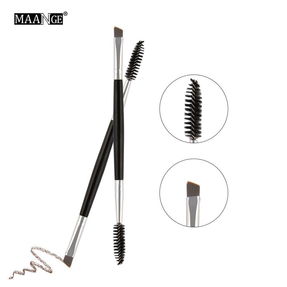 Maange 1pcs double head makeup eyebrow comb+brush