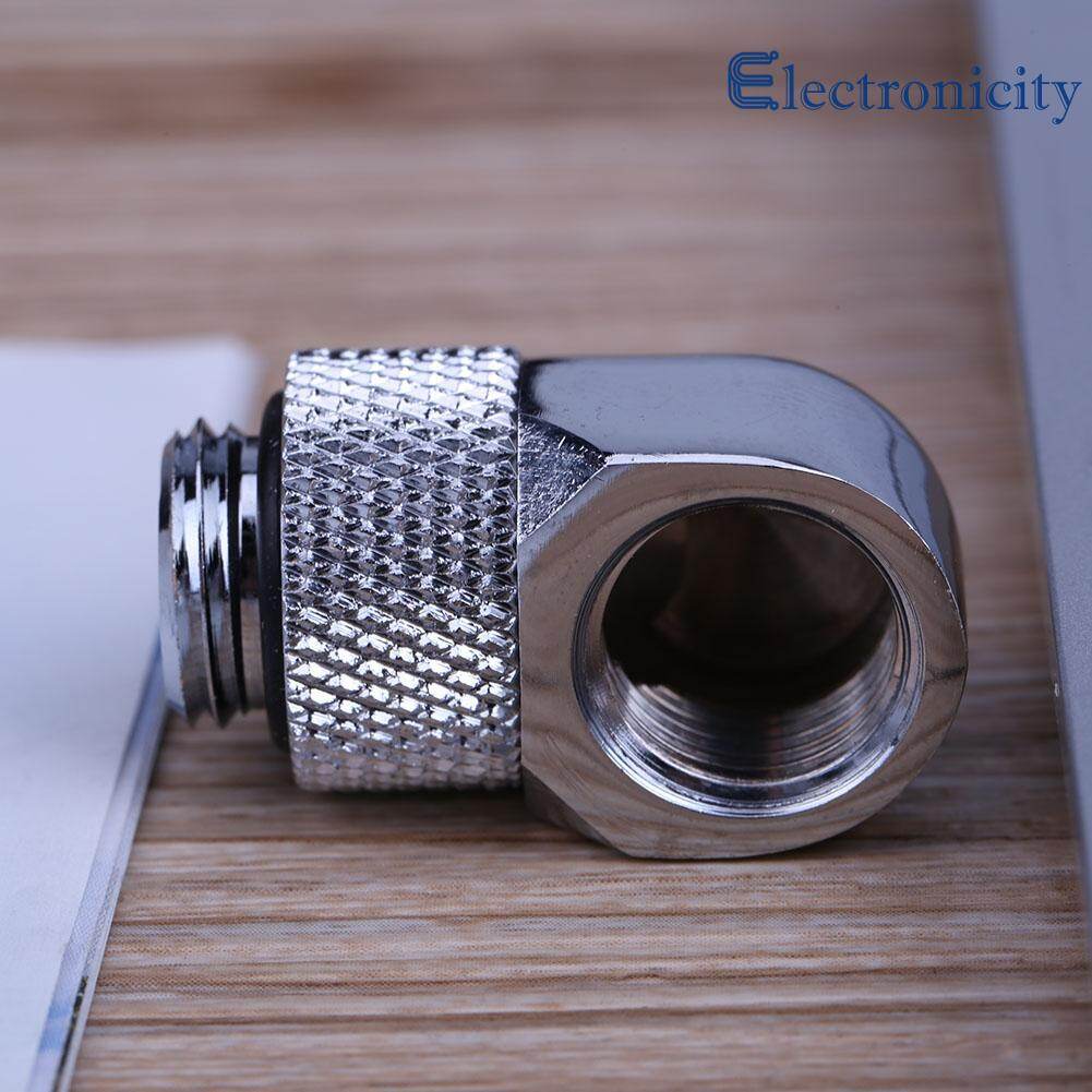 Đầu chuyển đổi đầu nối ống nước xoay 90 độ ren ngoài kép bên trong g1/4