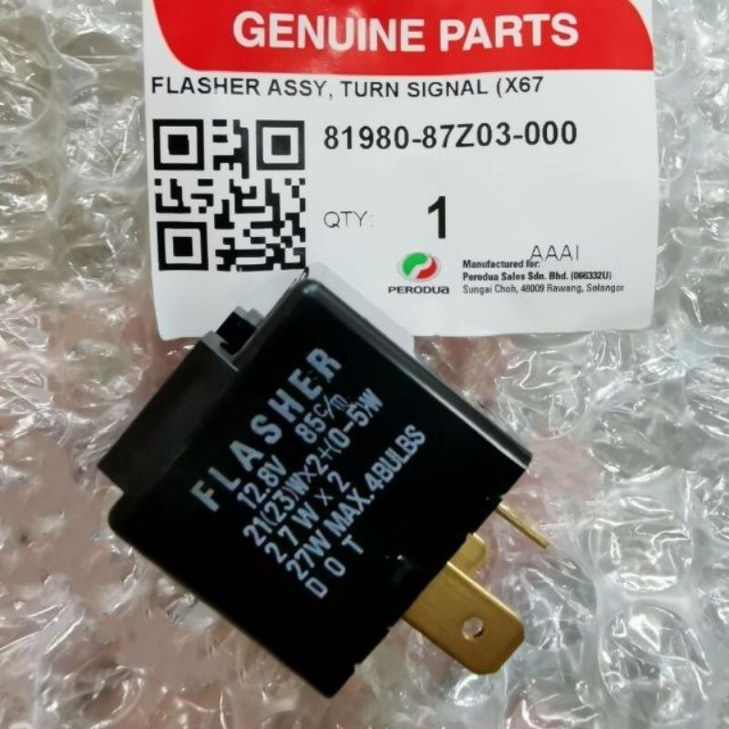 PERODUA KANCIL KENARI KELISA DENSO FLASHER RELAY TURN SIGNAL SWITCH