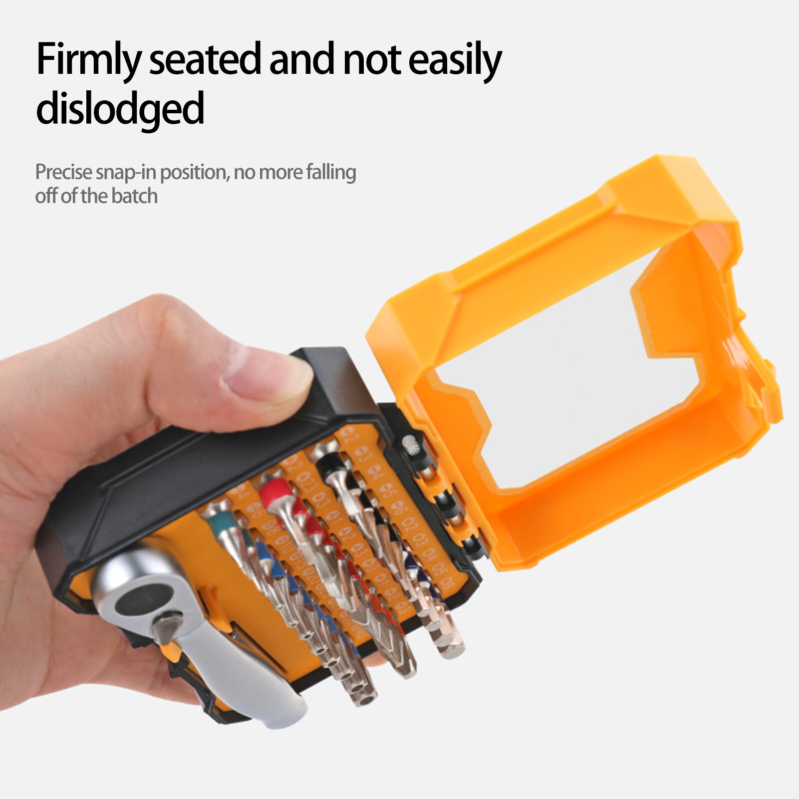 Farfi 1 Set Screwdriver Set Hardware Tool 32 in 1 One-way Cross Screwdriver Bits Head Workshop Supply Screwdriver Bits Head