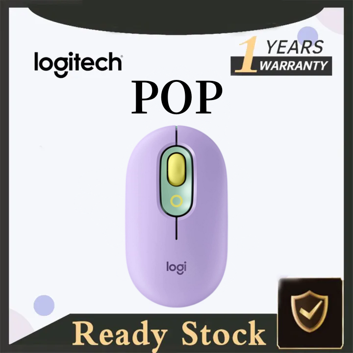 Logitech POP Mouse, Wireless Mouse with Customizable Emojis