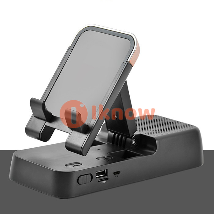 I know Wireless Bluetooth speaker tablet holder Bluetooth audio phone holder multifunctional three in one