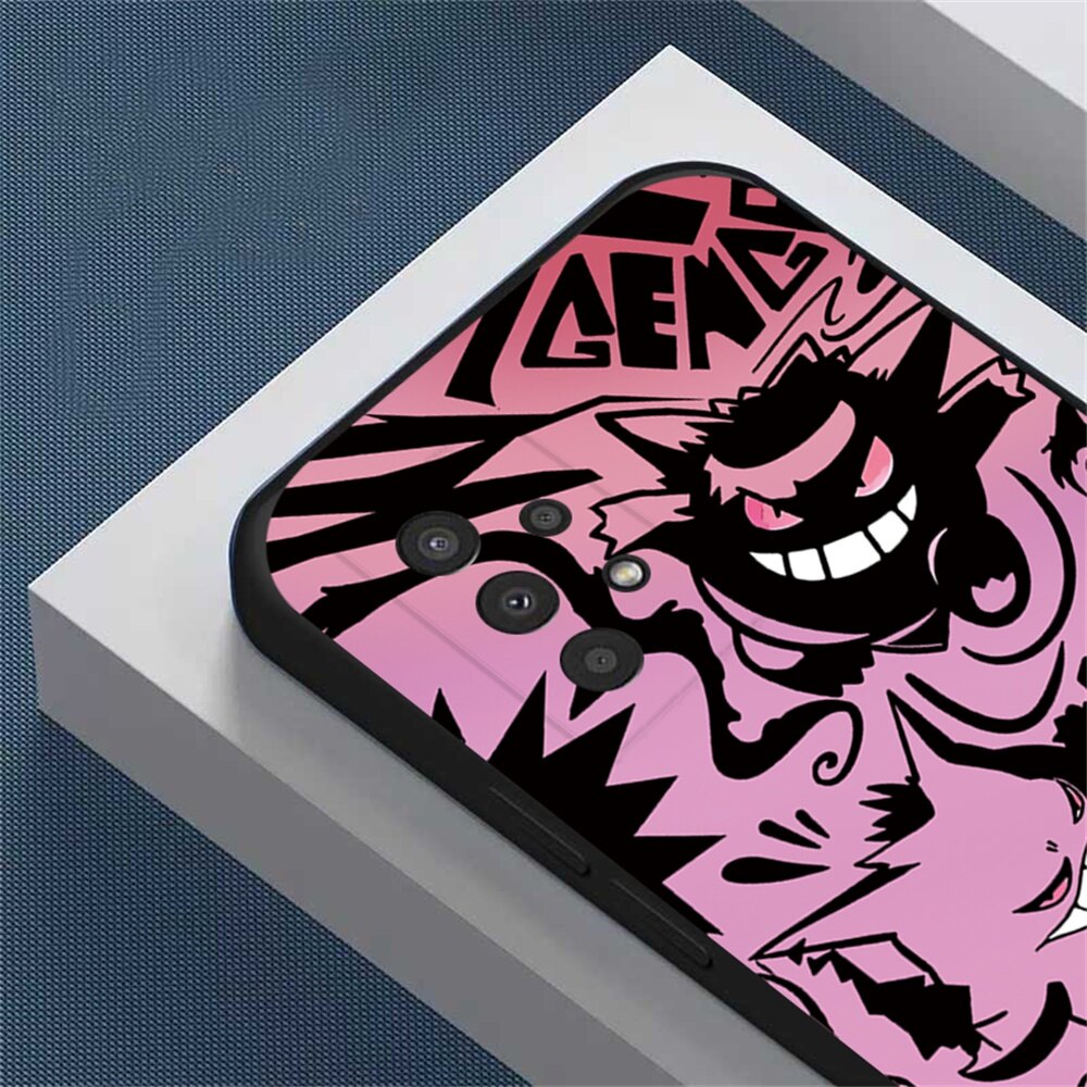 Case Compatible for IPhone 14 Pro Max IPhone 13 Pro Max IPhone 11 IPhone 12 IPhone XR XS 6 6S 7 8 Plus SE 2020 Gengar Pokemon Soft Silicone Phone Case Cover iCasing
