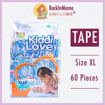 BackInMama - Kiddi Love Diapers XL60 Disposable Diapers Kain Lampin Bayi Murah