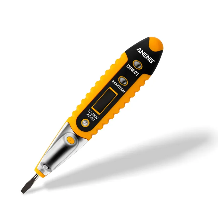 Pena Tes Listrik Untuk Ahli Listrik Detektor Voltase Tampilan Digital Led 12 250v Ac Dc Multifungsi Tester Layar Lcd Untuk Ahli Listrik Lazada Indonesia