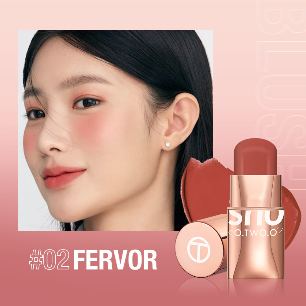 O.TWO.O Lipstick Blush Stick 3in1 Eyes Cheek and Lip Tint Buildable
