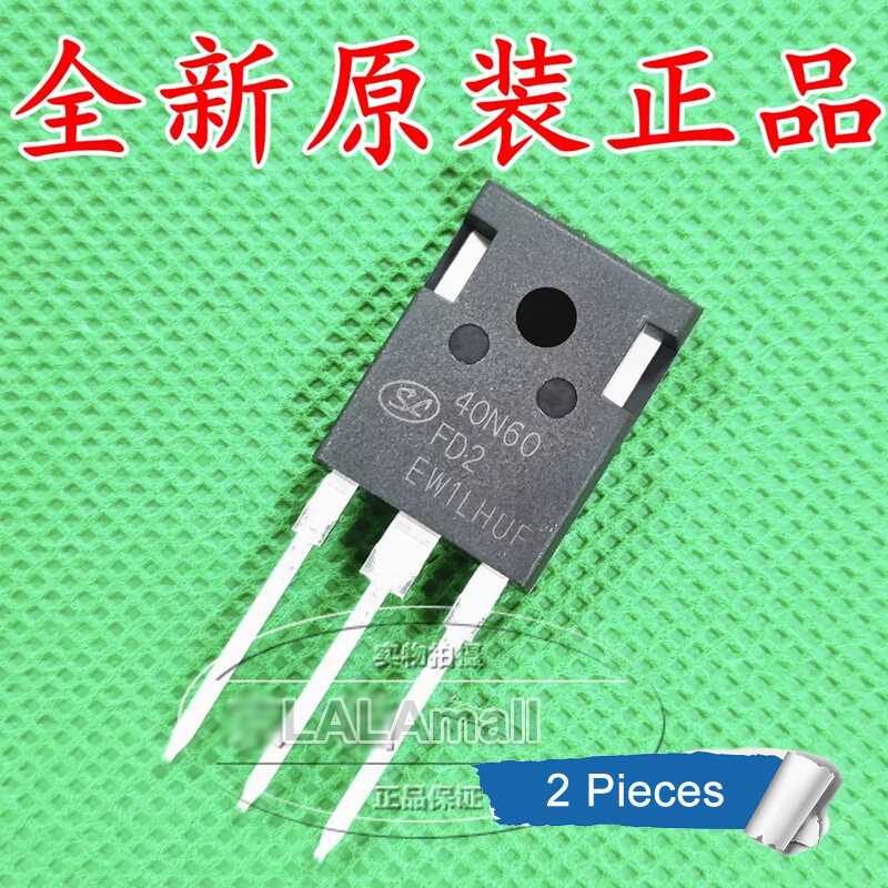 2pcs 40N60 FD2 TO247 40N60FD2 SGT40N60FD2P7 TO247 40A/600V Inverter