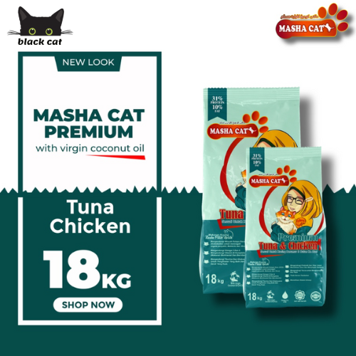 MASHA CAT FOOD 18KG MAKANAN KUCING PREMIUM Lazada