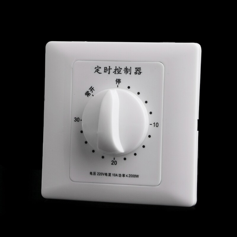Máy Bơm Điều Khiển Công Tắc Hẹn Giờ AC 220V Thiết Bị Ngắt Điều Khiển Đếm Ngược Cơ Học 30/60