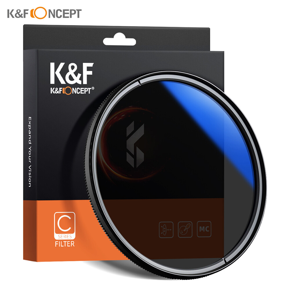 K&f concept 77mm ultra slim cpl filter optics multi coated mc circular polarizering polarized filter for dslr camera lens