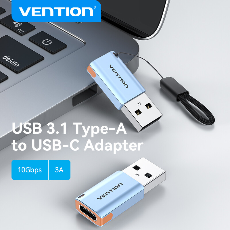 Vention USB 3.0 to USB C Adapter 5Gbps transmission rate 3A High Current For Laptop  headphones Hard Disk iPad Pro PC USB 3.0 to USB C Adapter
