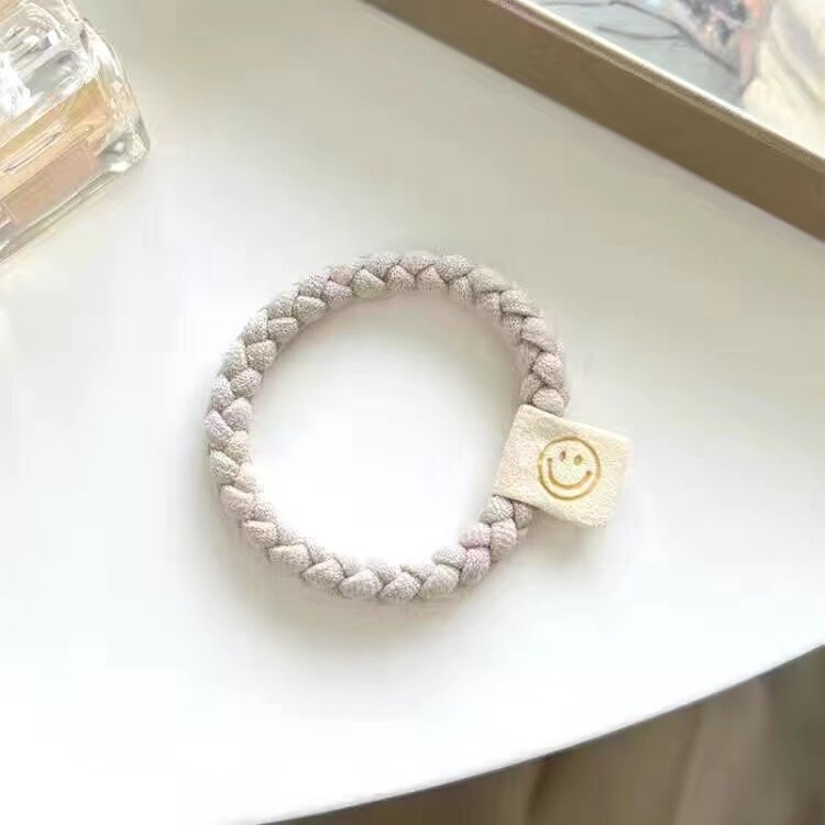 MEIMU New Korean Hair Rope Fashion Milk Coffee Color Elastic Rubber Band Girl Woman Hair Accessories