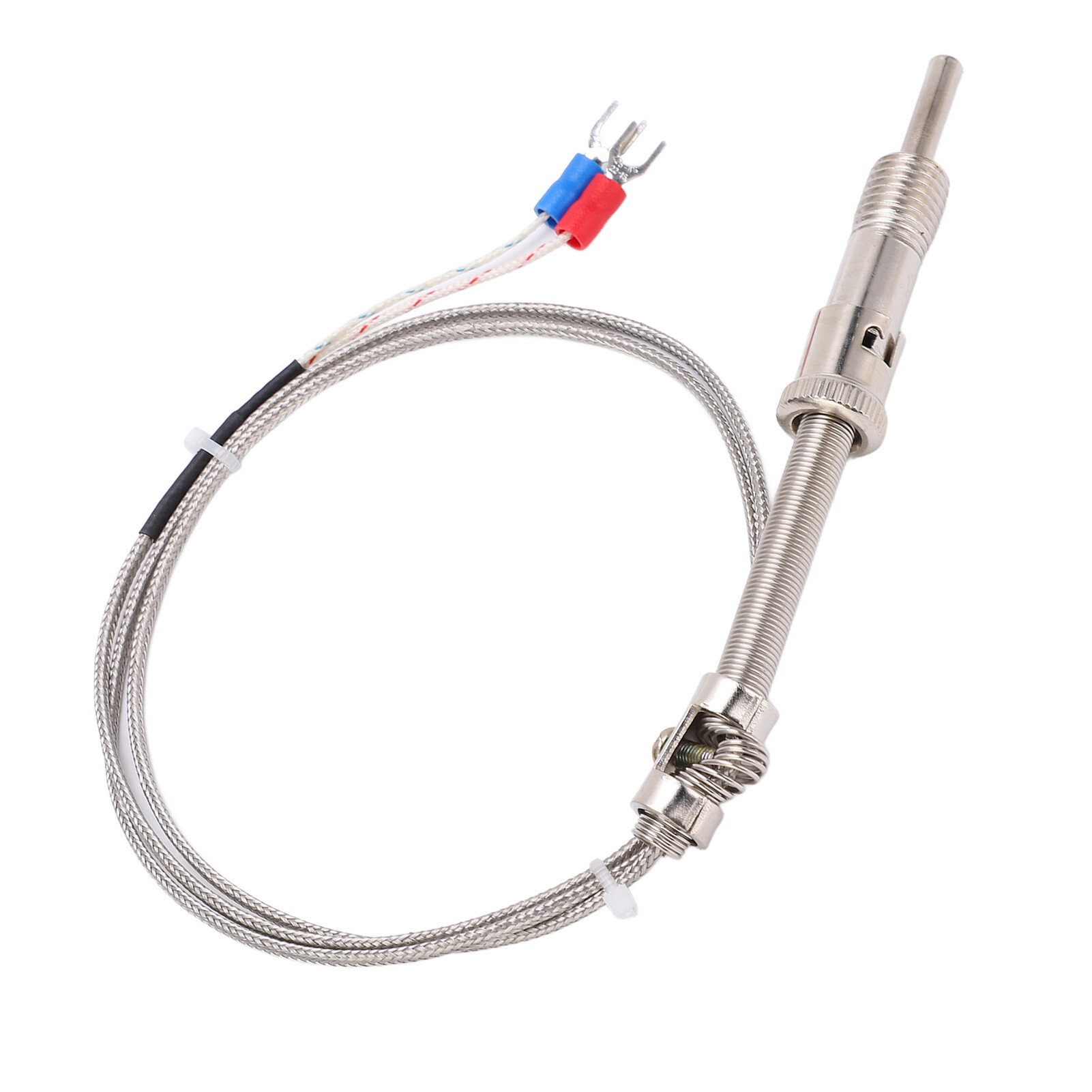 K Type Compression Spring Thermocouple Shielded Thermocouple Wire Probe for Factory