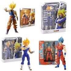 Anime SHF Dragon Son Gokou Ball Vegeta Trunks Super Saiyan Broly Đồ Chơi Mô Hình Động