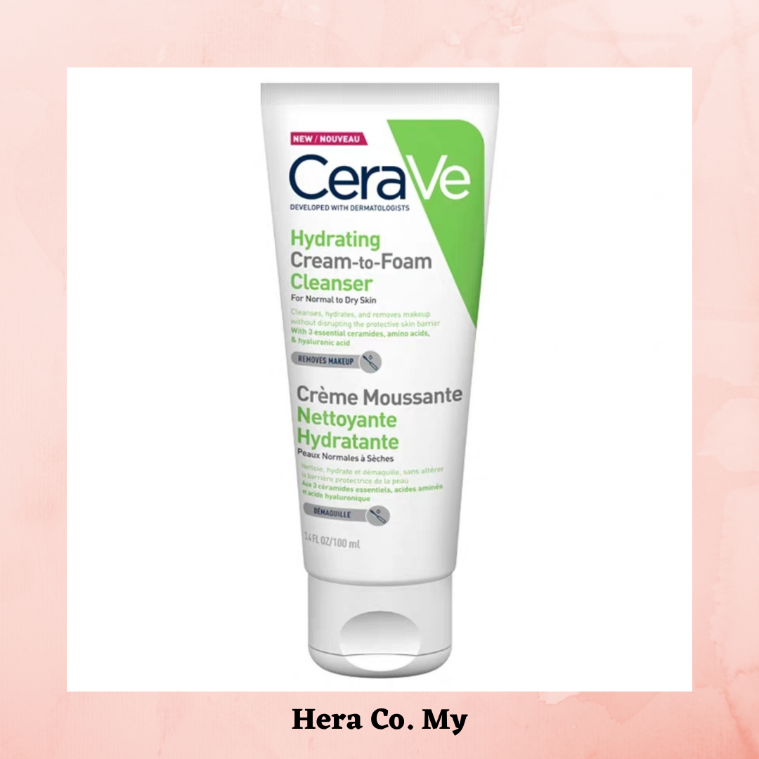 cerave hydrating to foam cleanser