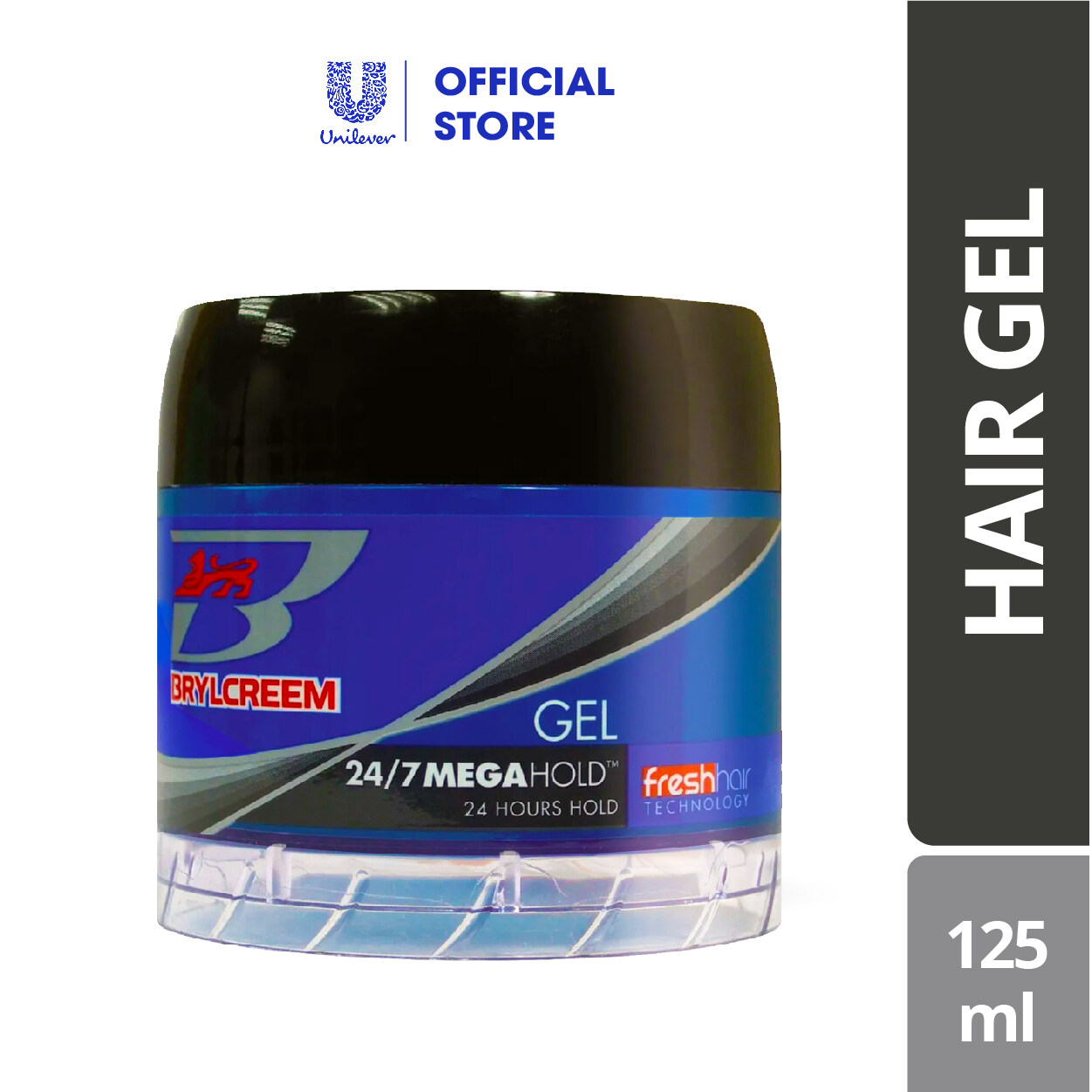 Brylcreem Mega Hold Styling Gel Tube 125ml Lazada