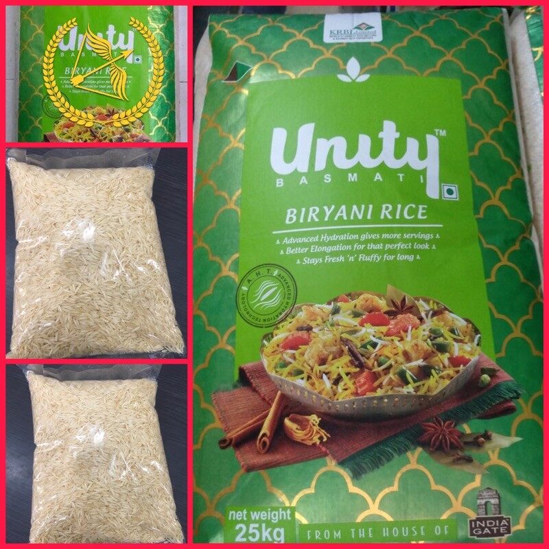 1kg Unity Basmati Rice/Biryani Rice/Nasi Briyani/extra long basmati