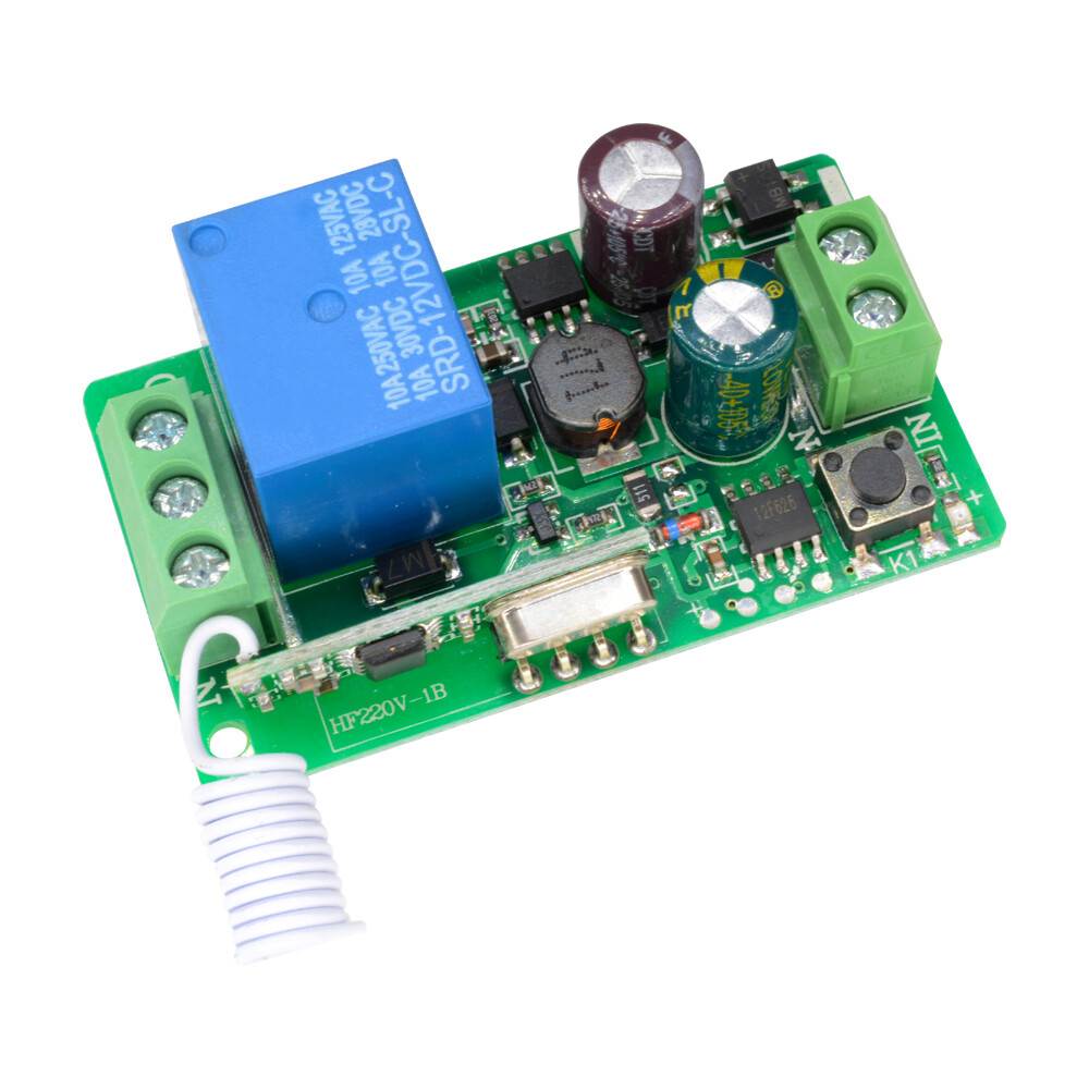 SeasBoat Công Tắc Điều Khiển Rơle Máy Thu RF Từ Xa Không Dây 315/433MHZ 220V 1CH