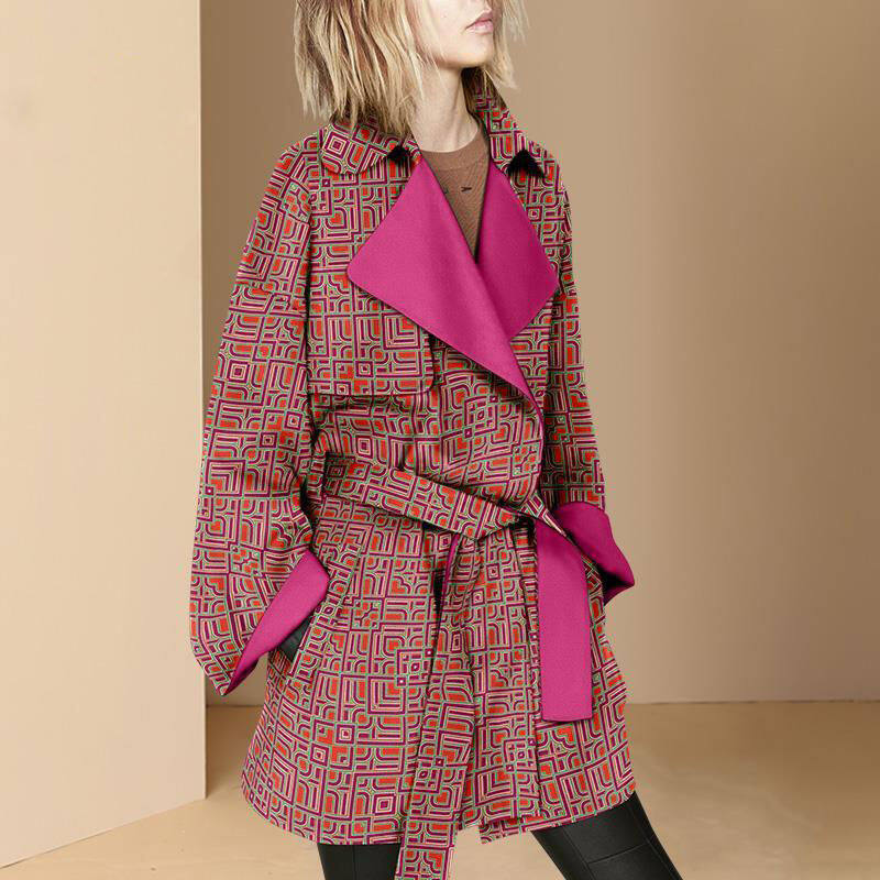 2021 autumn new European and American fashion large loose jacket women