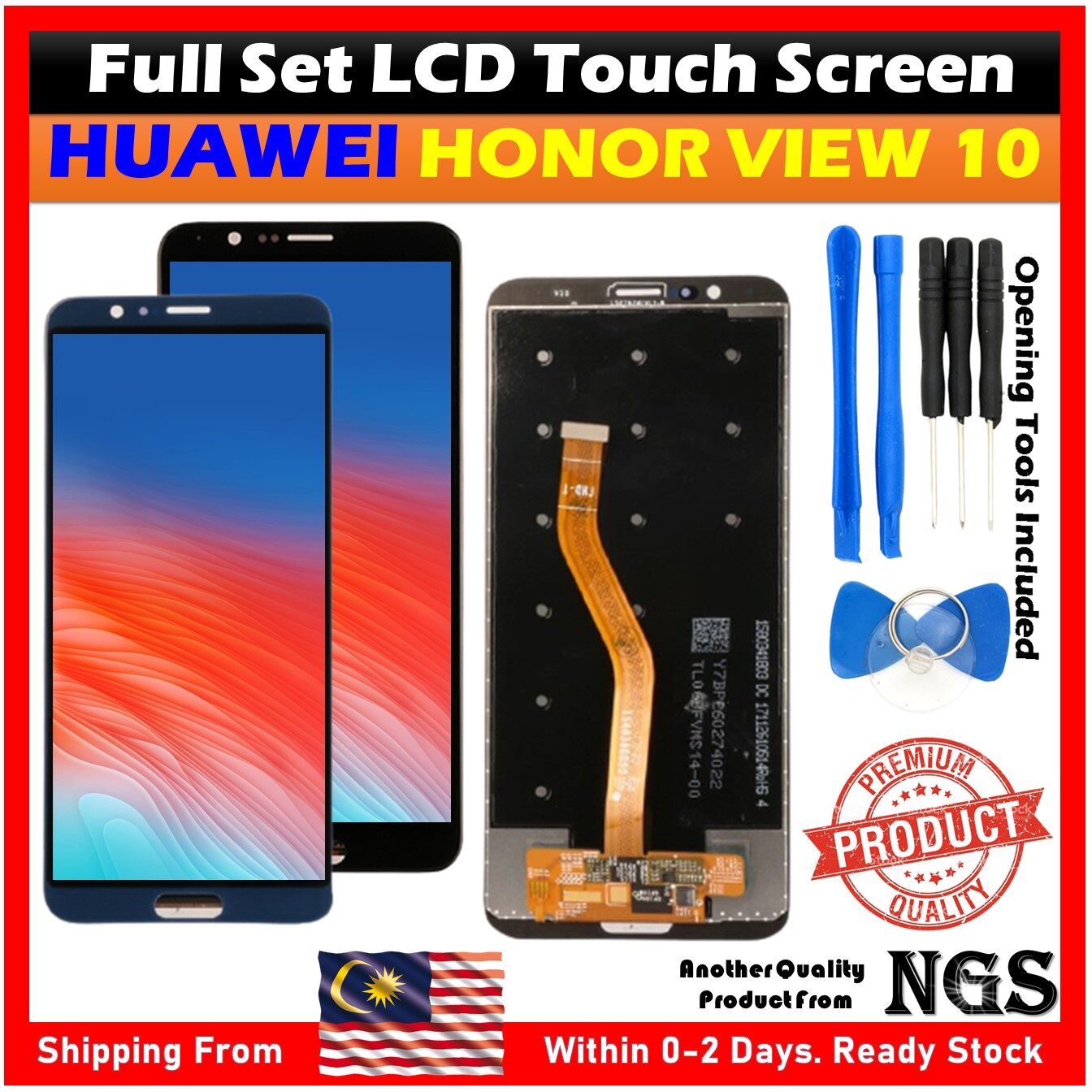 lcd honor view 10