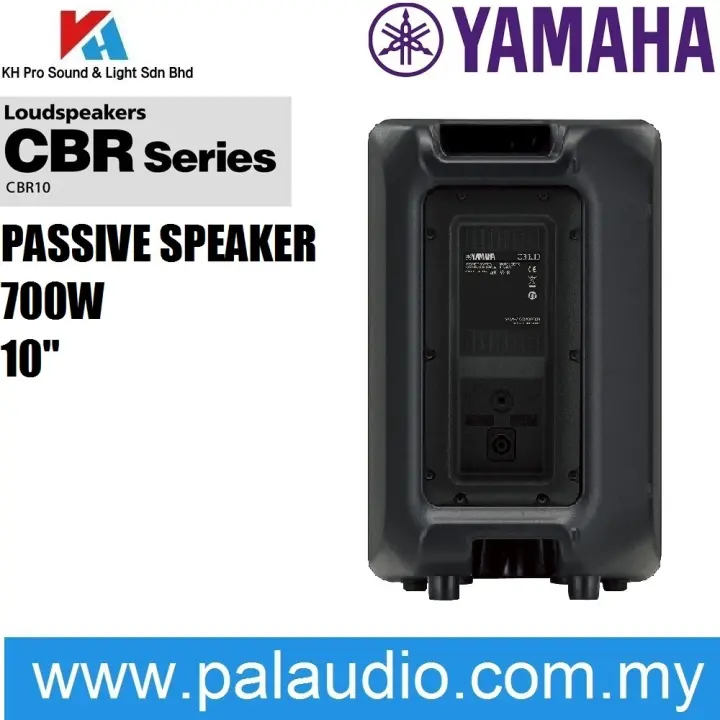 yamaha 10 inch passive speakers