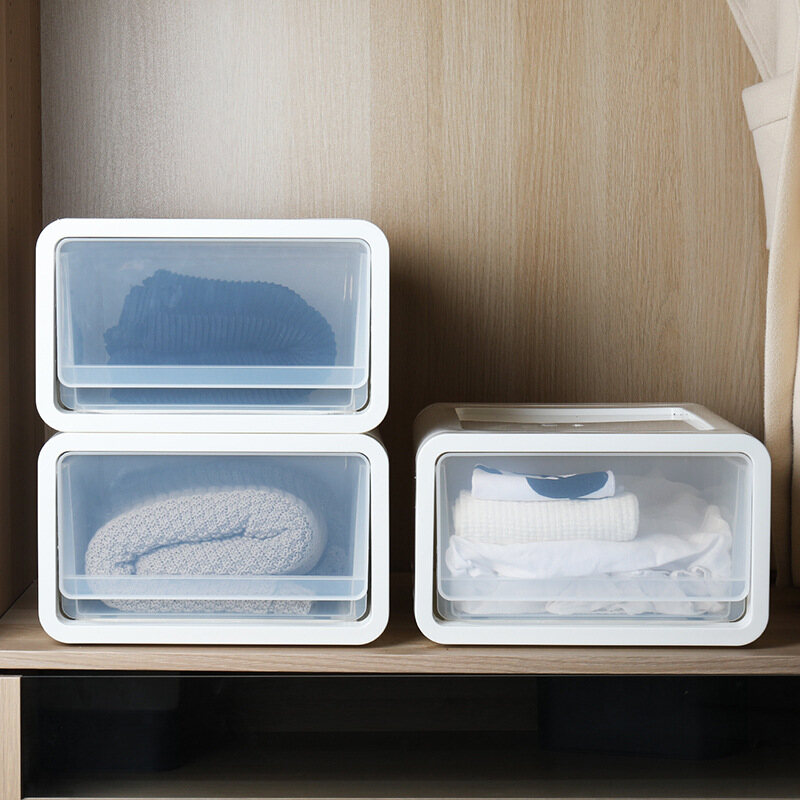 IKEA Hộp Lưu Trữ Kết Hợp, Đồ Chơi Quần Áo Tủ Đựng Đồ Bằng Nhựa Hộp Đựng Đồ Hoàn Thiện Để Bàn Loại Ngăn Kéo Đơn Giản Trong Suốt, Hộp Đựng Mảnh Vụn